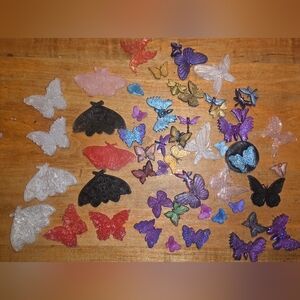 Epoxy Resin Butterflies & Moths Filler, Art / Craft Projects Diorama Dollhouse